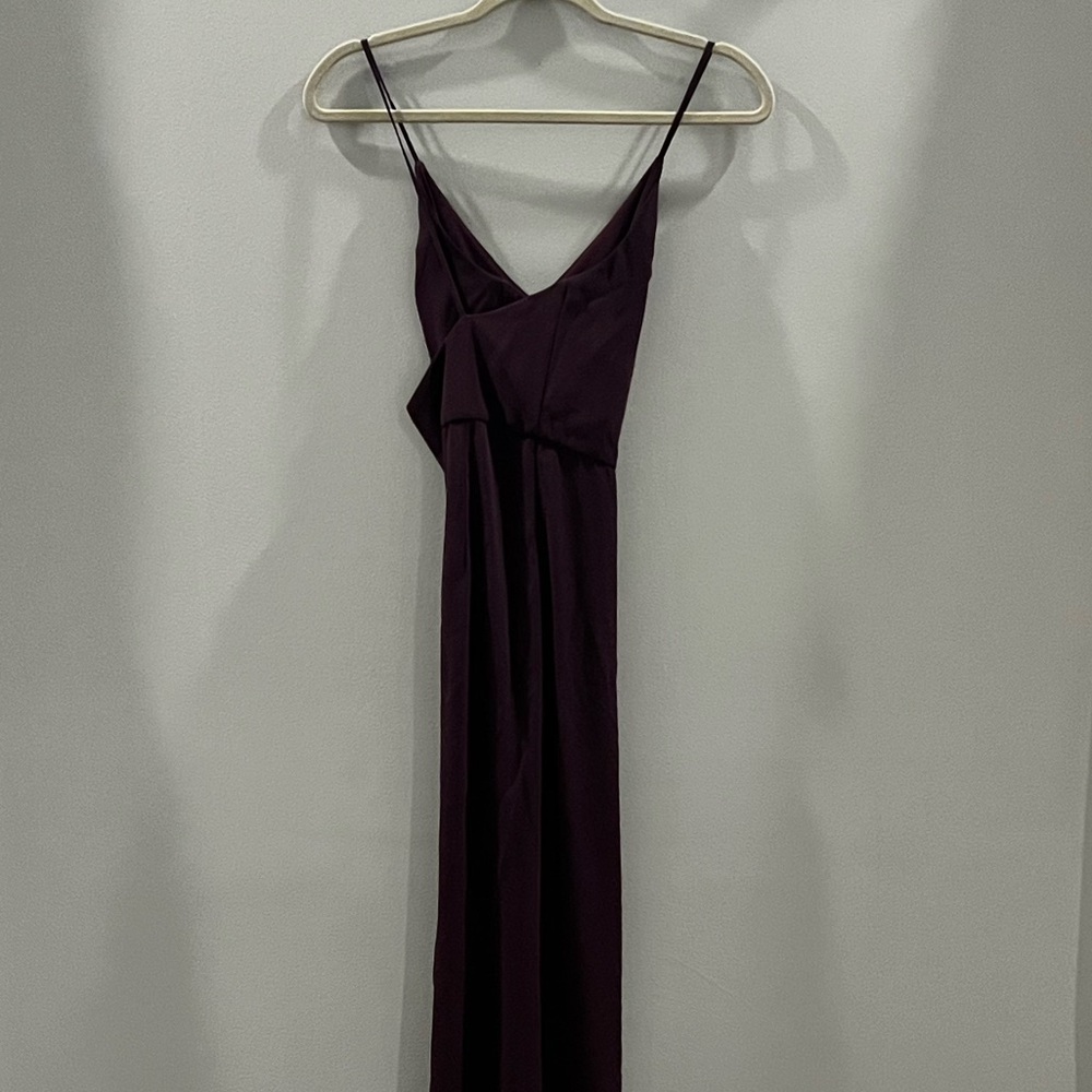 Aubergine/Purple Dessy Bridesmaid Dress, Size 2 - Picture 4 of 8